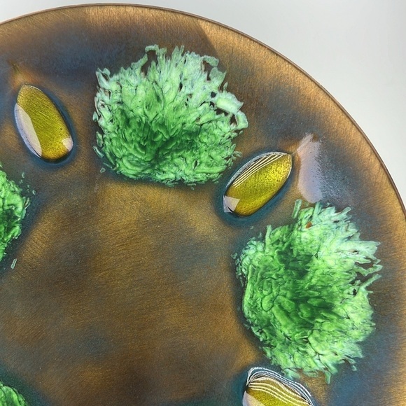 Vintage Edwards Star Enamel on Copper Bowl - Picture 6 of 10